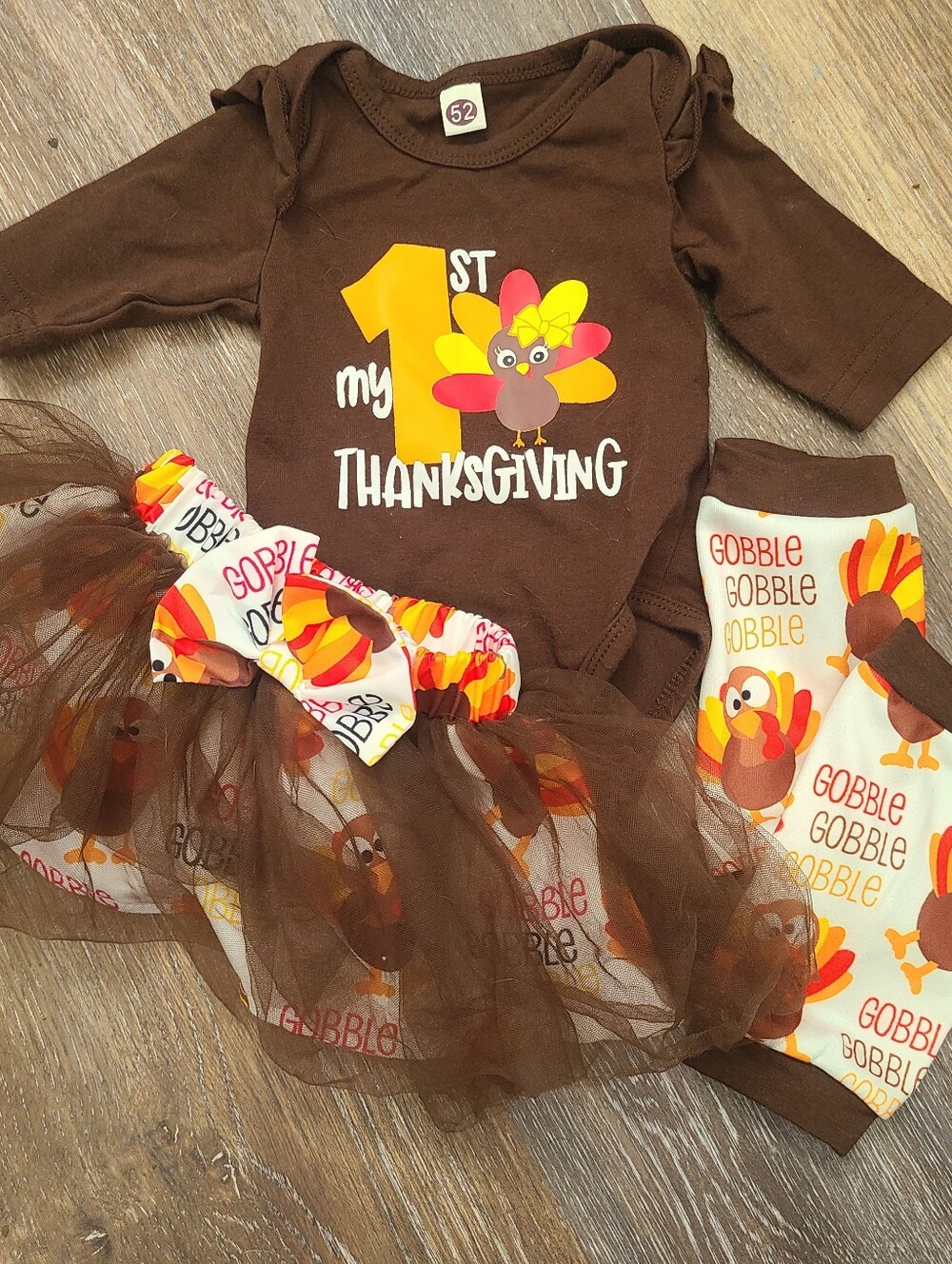 My First Thanksgiving Outfit Size Newborn NEW